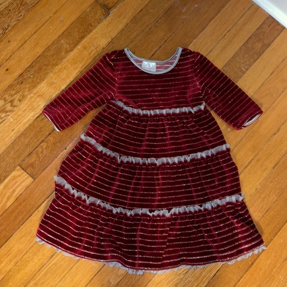 Beautiful Hanna Andersson Velvet Twirl Dress - Picture 1 of 4